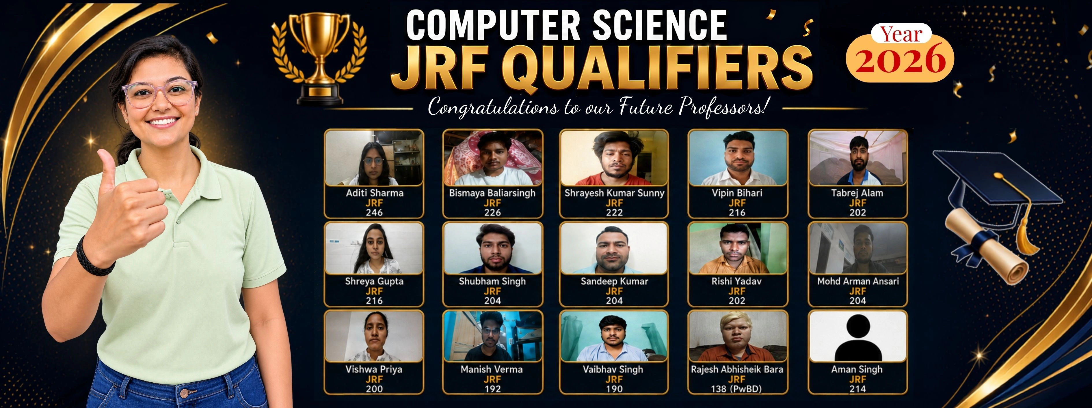 Selected students 3